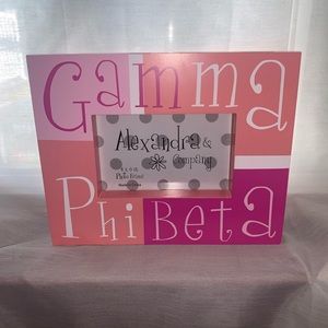 Gamma phi beta block style picture frame